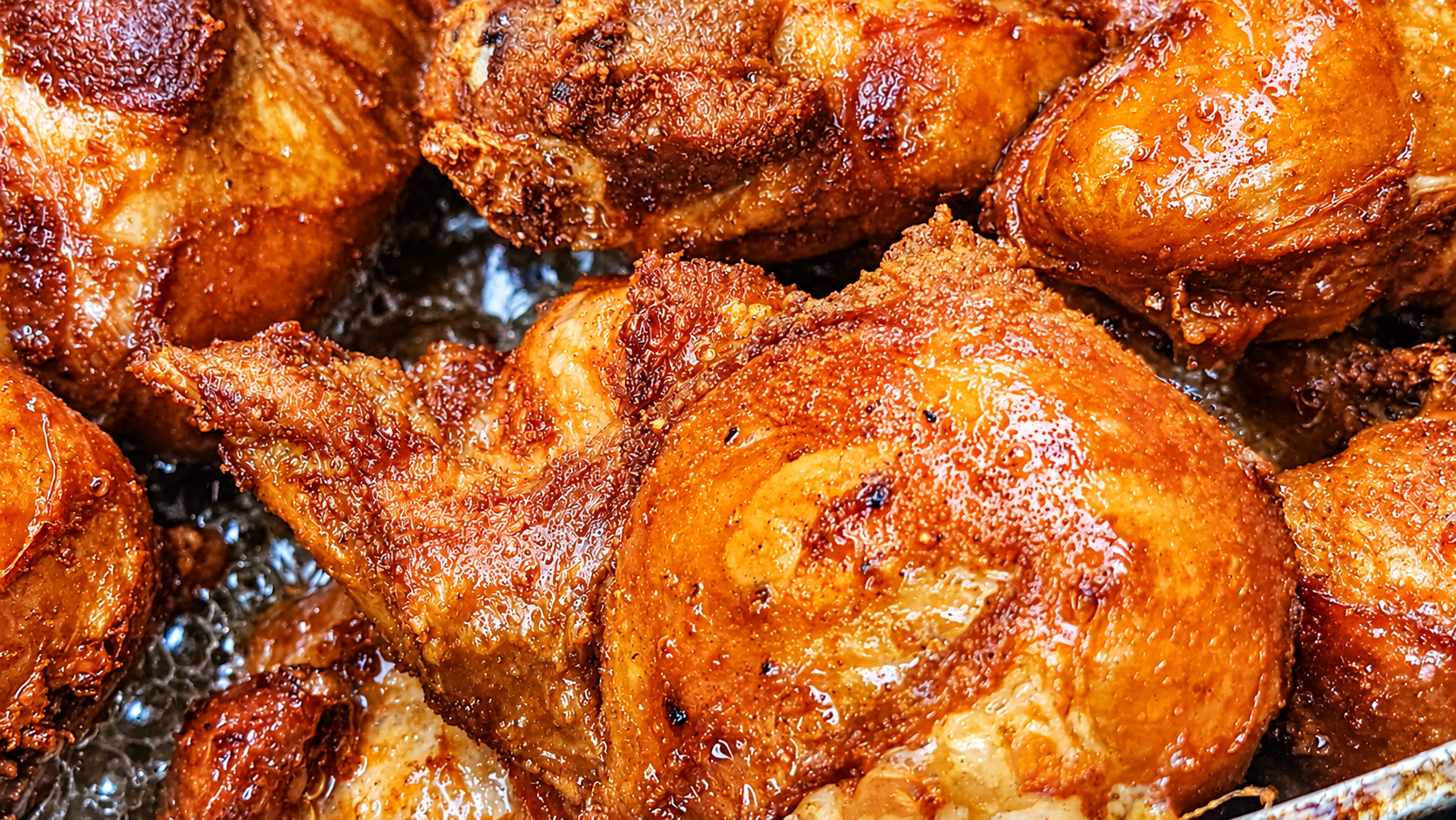 Full Tray of Fried Turkey Wings