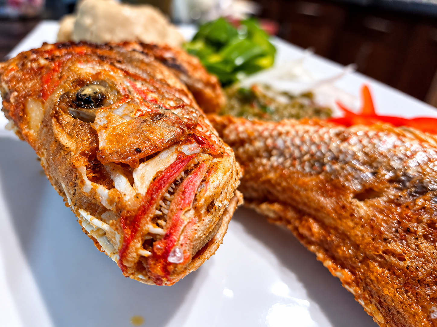 Full Tray of Fried Croaker