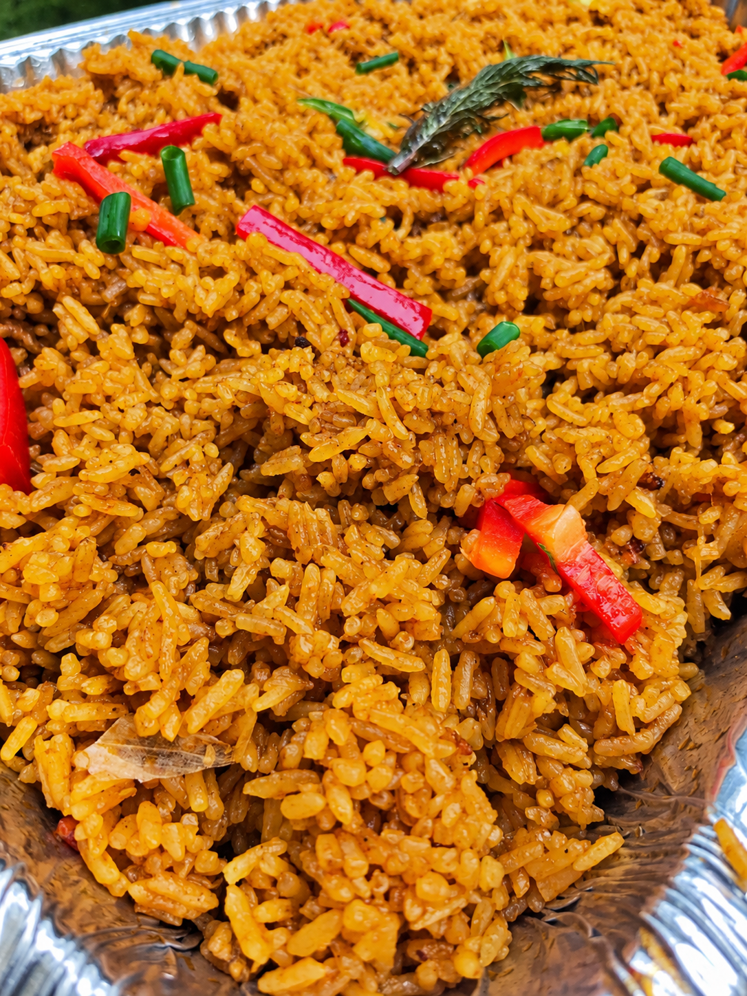 Full Pan Lamb Ashawo Jollof