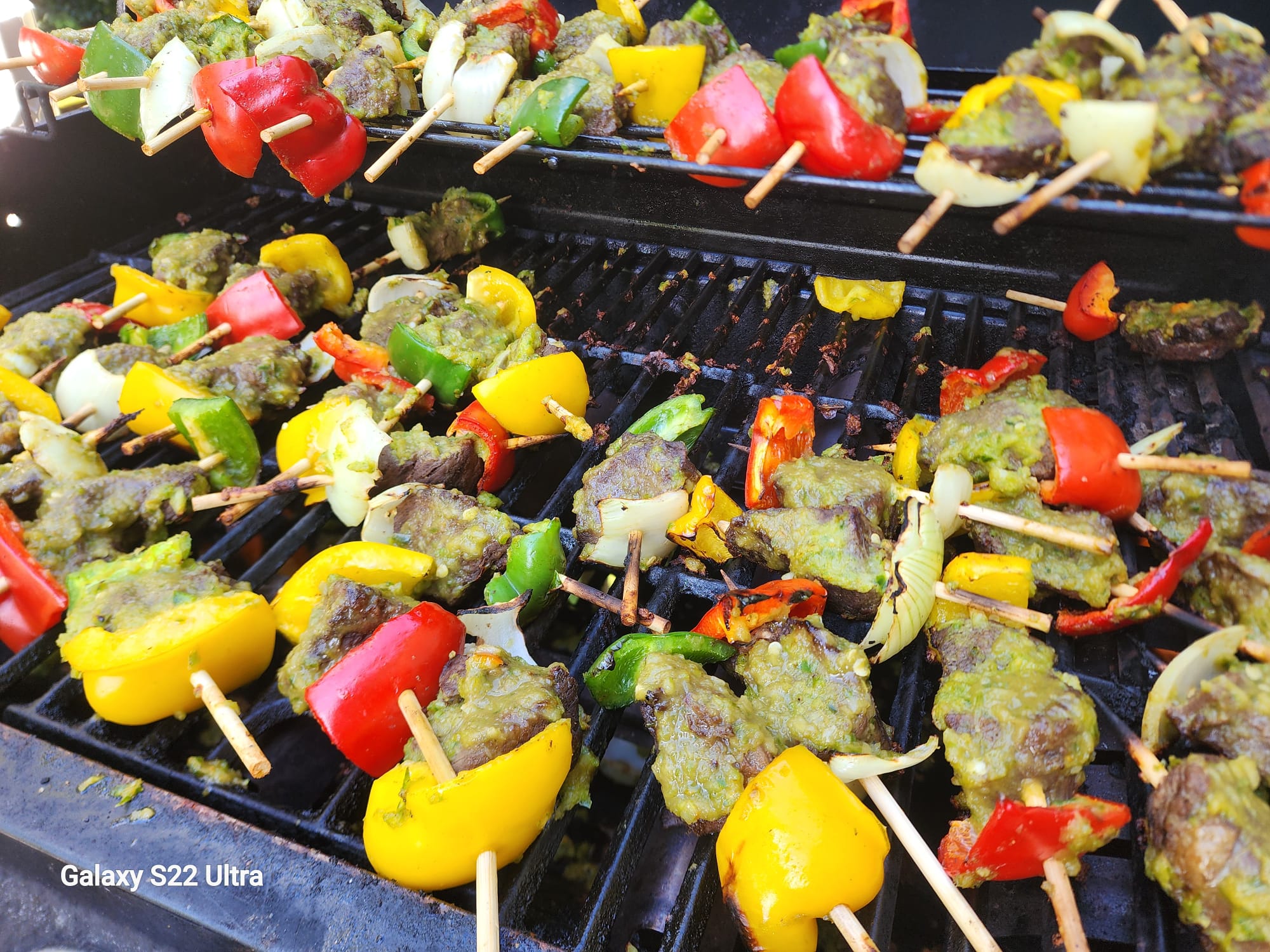 Full Pan of Architect's Beef on Sticks